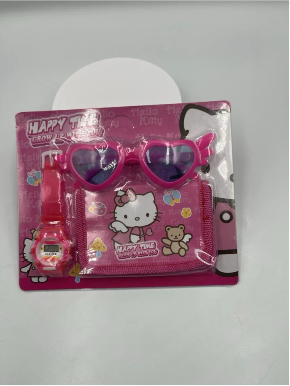 Hello Kitty SUNGLASSES AND WATCH , WALLET SUMMER SET BRAND NEW SEE ALL